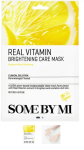 Some By Mi Real Vitamin Brightening Care Mask, 20g - Осветляющая тканевая маска с витамином С, 20гр.