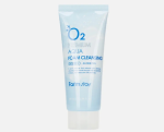 FARM STAY O2 Premium Aqua Foam Cleansing, 100ml - Кислородная пенка для умывания